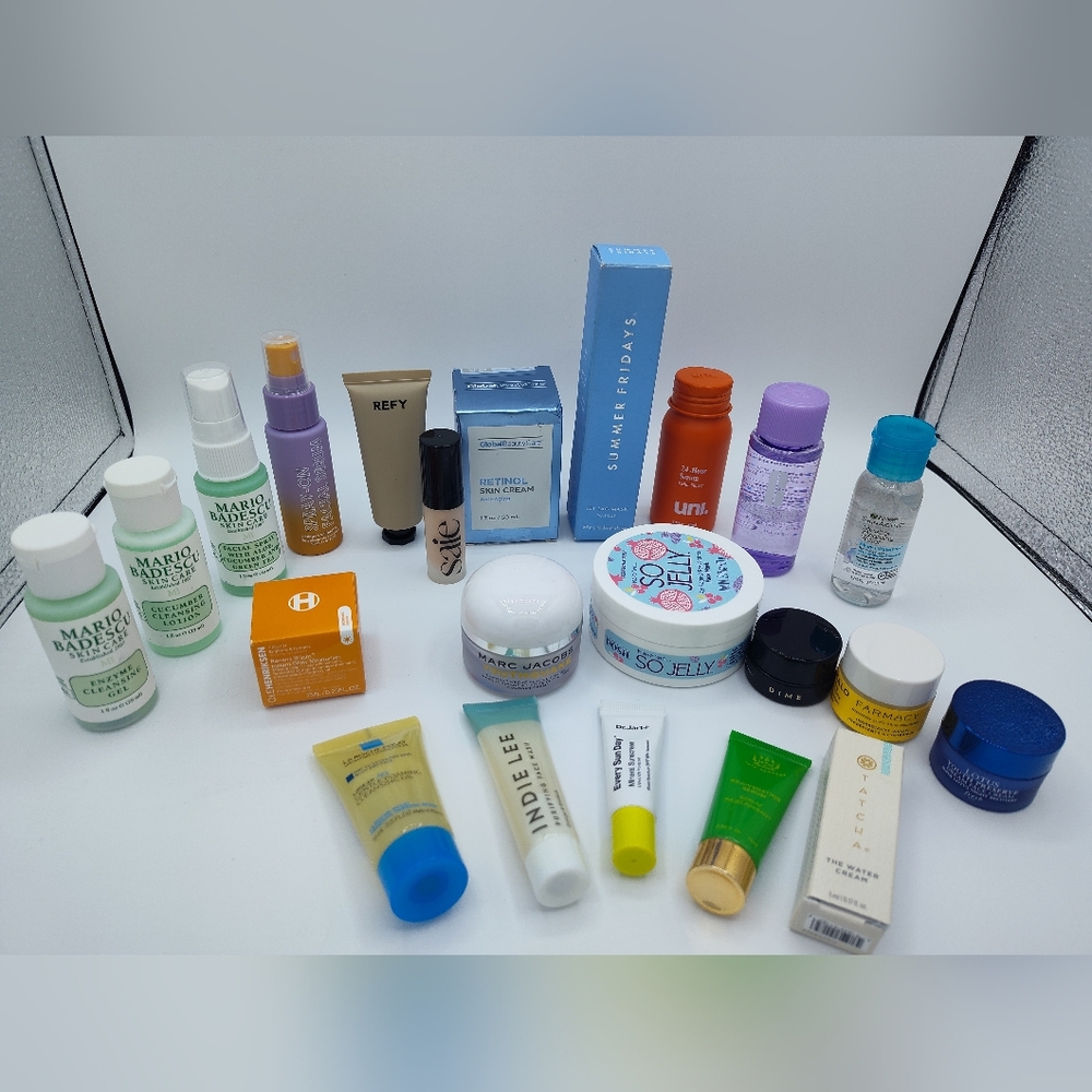 MEGA Skincare Bundle Lot Tatcha Marc Jacobs Summer Fridays Tata Harper Indie Lee